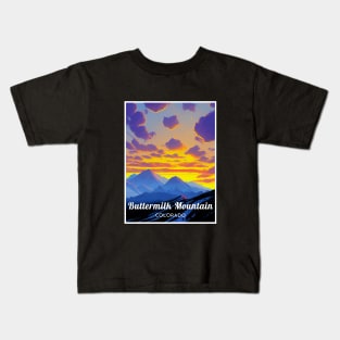 Buttermilk Mountain colorado united states ski Kids T-Shirt